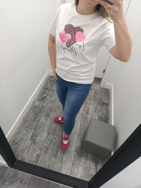 CAMISETA CORAZON PRINT - Imagen 7