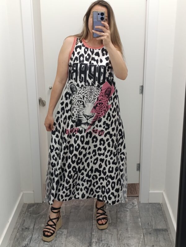 VESTIDO RASO PRINT - Imagen 7