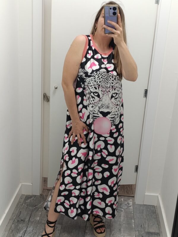 VESTIDO RASO PRINT - Imagen 3