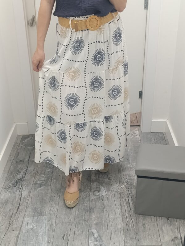FALDA LARGA ESTAMPADA - Imagen 3