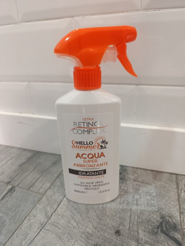 AGUA ACELERADOR BRONCEADO