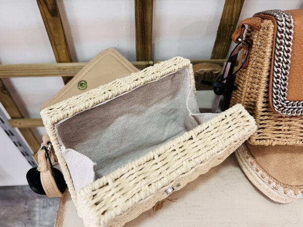 BOLSO RIGIDO RAFIA - Imagen 3